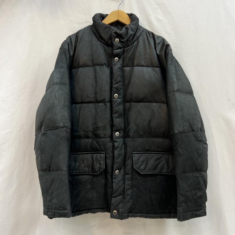 古着 USED ジャケット、上着 レザージャケット SAN PELLEGRINO 山羊革 ゴートスキン レザーダウン M 黒 / ブラック / black メンズ USED 古着 中古 50121263