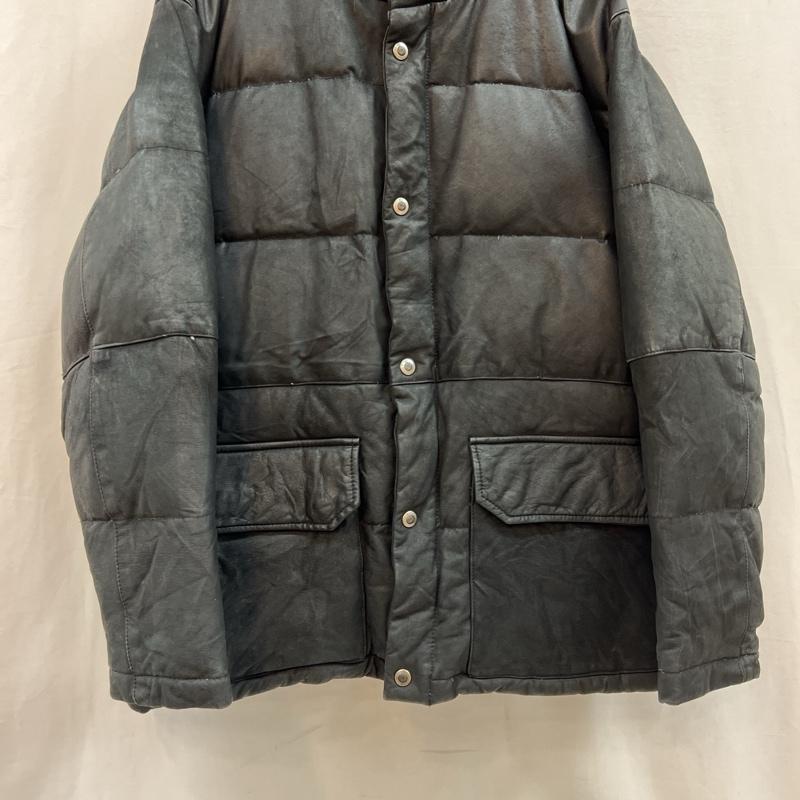 古着 USED ジャケット、上着 レザージャケット SAN PELLEGRINO 山羊革 ゴートスキン レザーダウン M 黒 / ブラック / black メンズ USED 古着 中古 50121263