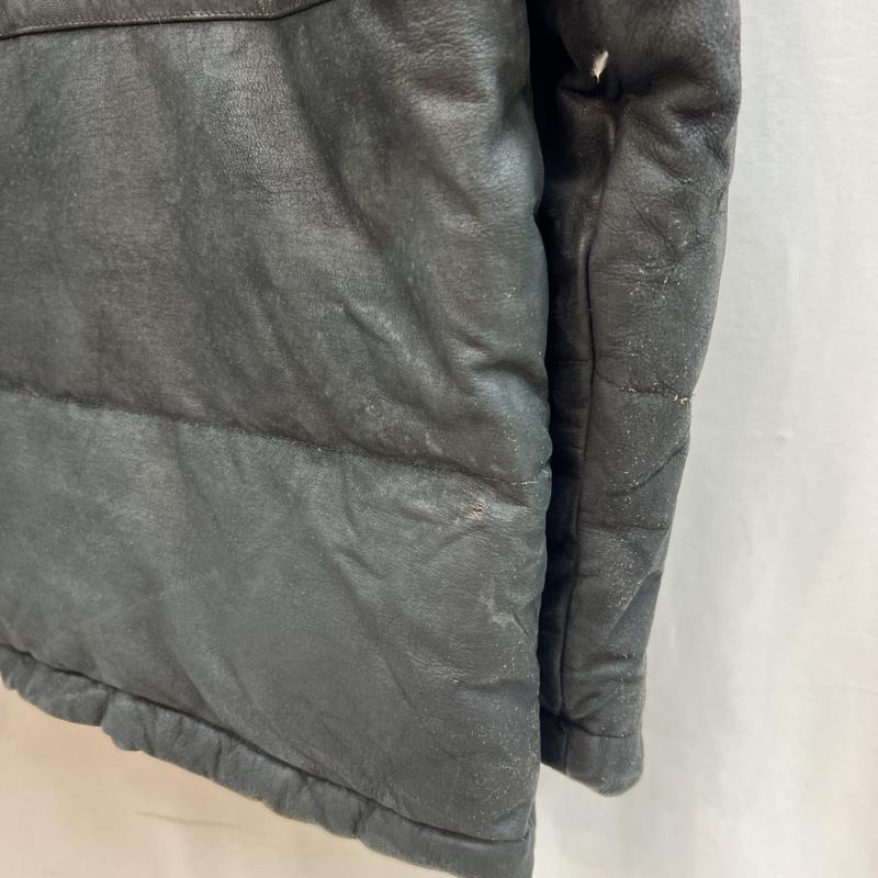 古着 USED ジャケット、上着 レザージャケット SAN PELLEGRINO 山羊革 ゴートスキン レザーダウン M 黒 / ブラック / black メンズ USED 古着 中古 50121263