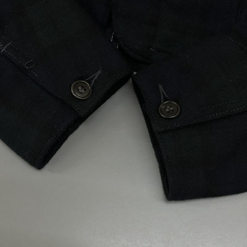 ポストオーバーオールズ POST OVERALLS ジャケット、上着 ジャンパー、ブルゾン USA製 チェック柄 ウール カバーオール ワーク XS 緑 / グリーン / green X 紺 / ネイビー / navy メンズ USED 古着 中古 50121496