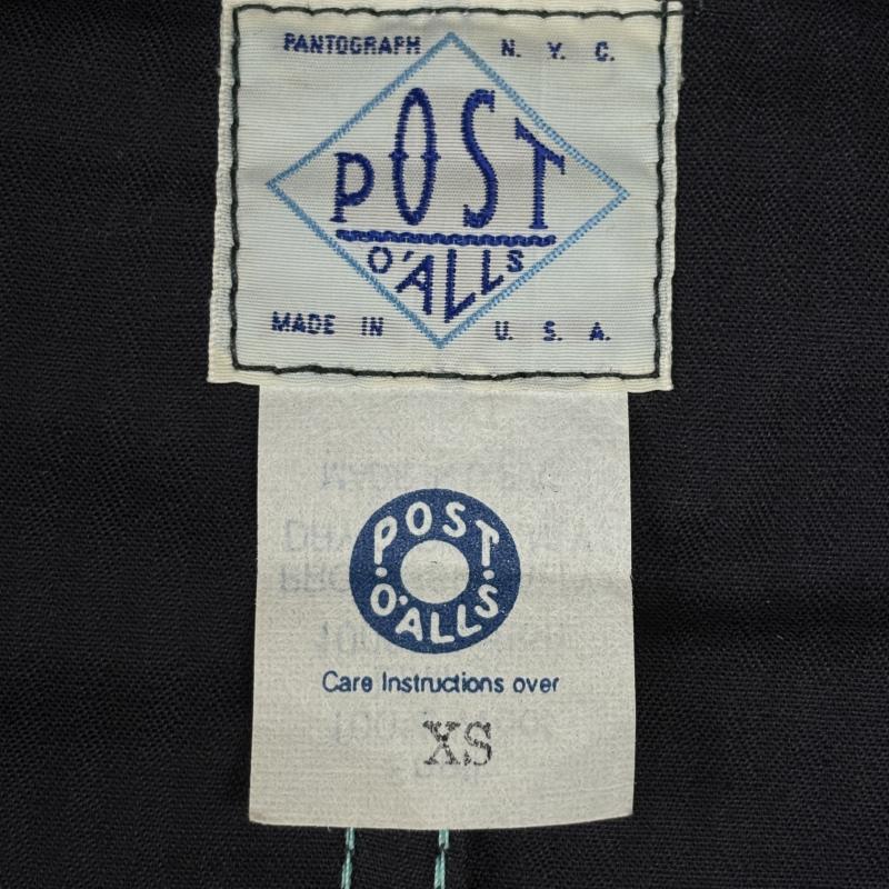 ポストオーバーオールズ POST OVERALLS ジャケット、上着 ジャンパー、ブルゾン USA製 チェック柄 ウール カバーオール ワーク XS 緑 / グリーン / green X 紺 / ネイビー / navy メンズ USED 古着 中古 50121496