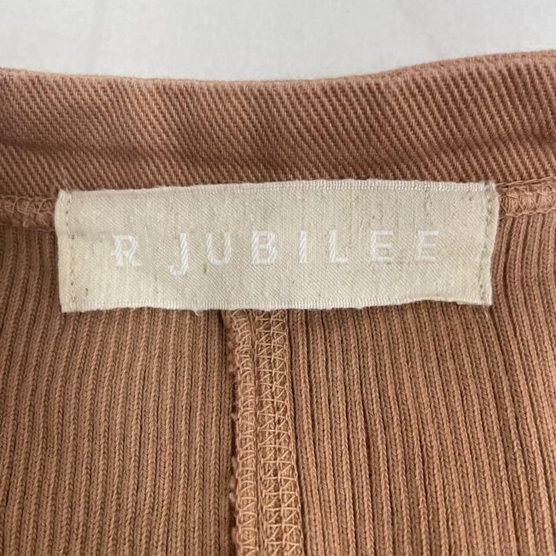 アールジュビリー R JUBILEE タンクトップ タンクトップ ノースリーブ カットソー リブ 裾カットオフ 大きめ ビッグシルエット 開襟 FREE 無地 橙 / オレンジ / orange レディース USED 古着 中古 50121514