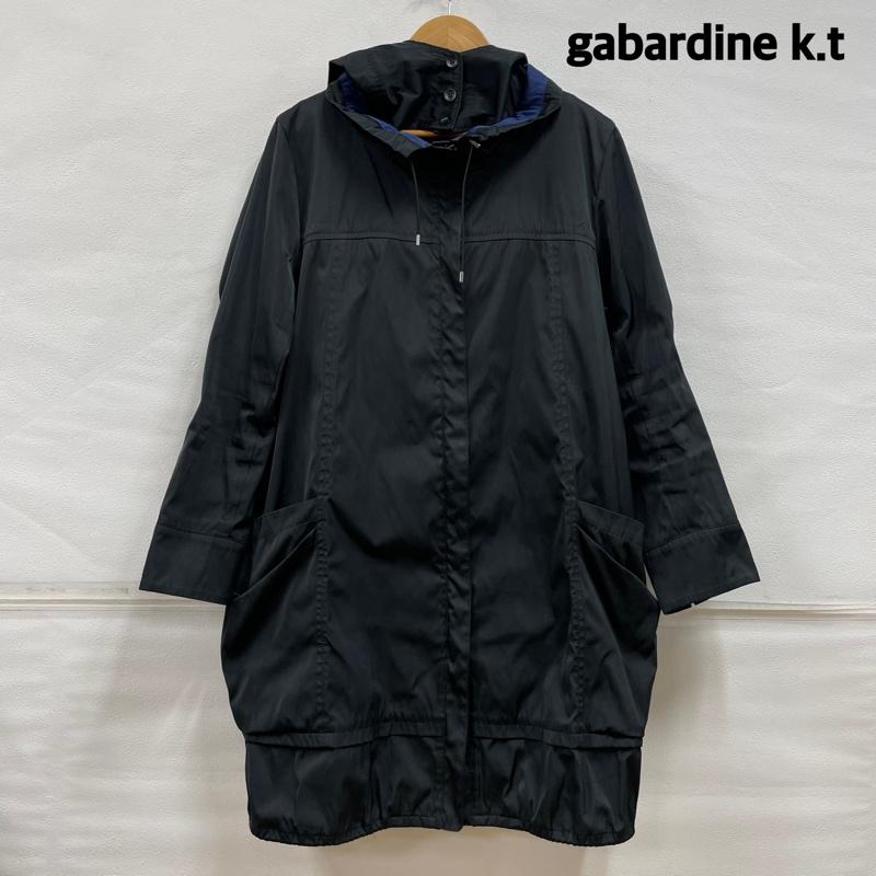 ギャバジンケーティー GABARDINEK.T コート コート一般 ロング 78-81mw01 ライナー付き 44 無地 黒 / ブラック / black X 青 / ブルー / blue レディース USED 古着 中古 50121677