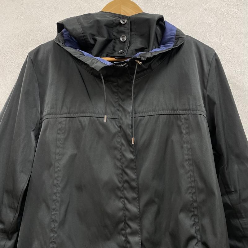 ギャバジンケーティー GABARDINEK.T コート コート一般 ロング 78-81mw01 ライナー付き 44 無地 黒 / ブラック / black X 青 / ブルー / blue レディース USED 古着 中古 50121677