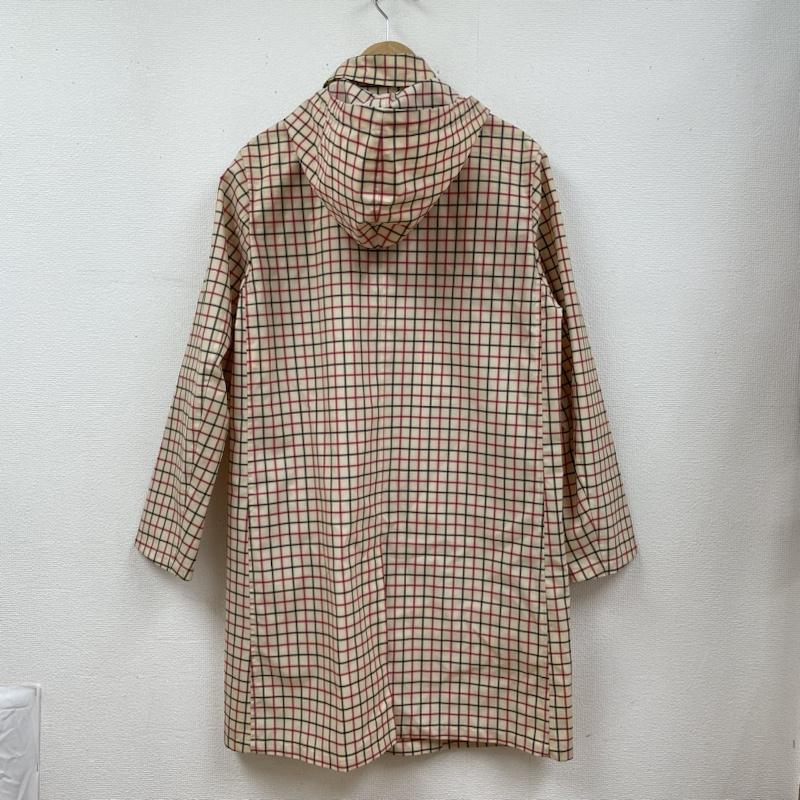 トラディショナルウェザーウェア Traditional Weatherwear コート コート一般 フード付き クラブチェック レイン コート ジャケット ボタン 収納袋付き 38 チェック マルチカラー / マルチカラー / multicolor メンズ USED 古着 中古 50121707
