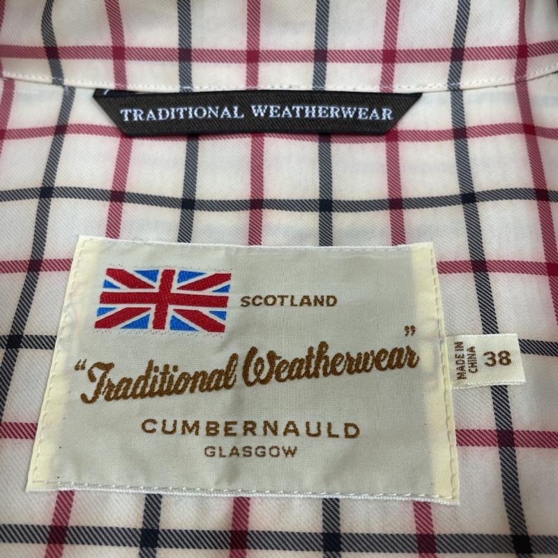 トラディショナルウェザーウェア Traditional Weatherwear コート コート一般 フード付き クラブチェック レイン コート ジャケット ボタン 収納袋付き 38 チェック マルチカラー / マルチカラー / multicolor メンズ USED 古着 中古 50121707