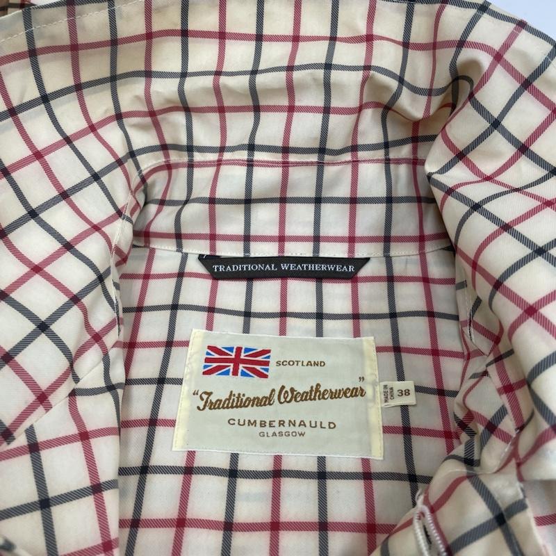 トラディショナルウェザーウェア Traditional Weatherwear コート コート一般 フード付き クラブチェック レイン コート ジャケット ボタン 収納袋付き 38 チェック マルチカラー / マルチカラー / multicolor メンズ USED 古着 中古 50121707