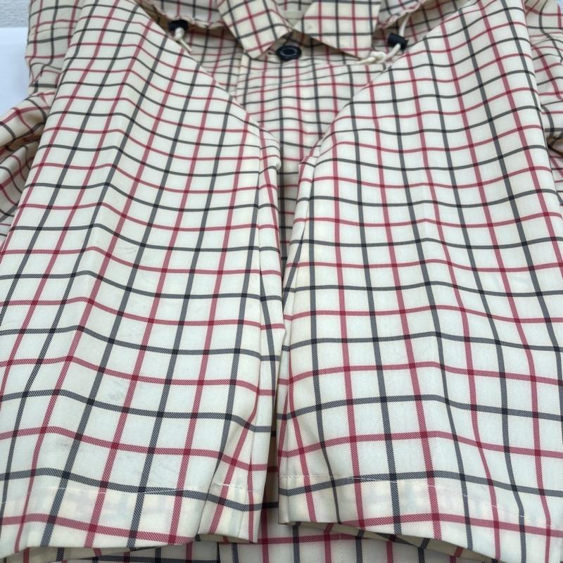 トラディショナルウェザーウェア Traditional Weatherwear コート コート一般 フード付き クラブチェック レイン コート ジャケット ボタン 収納袋付き 38 チェック マルチカラー / マルチカラー / multicolor メンズ USED 古着 中古 50121707