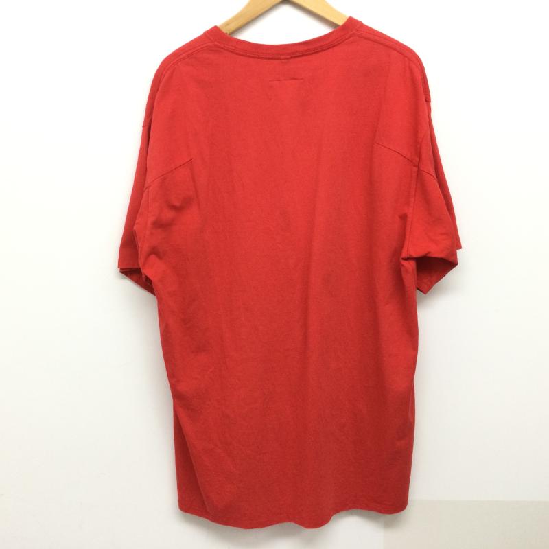 ダブレット doublet Tシャツ 半袖 the key person 20SS30CS155 刺繡 ロゴ L 赤 / レッド / red メンズ USED 古着 中古 50121741