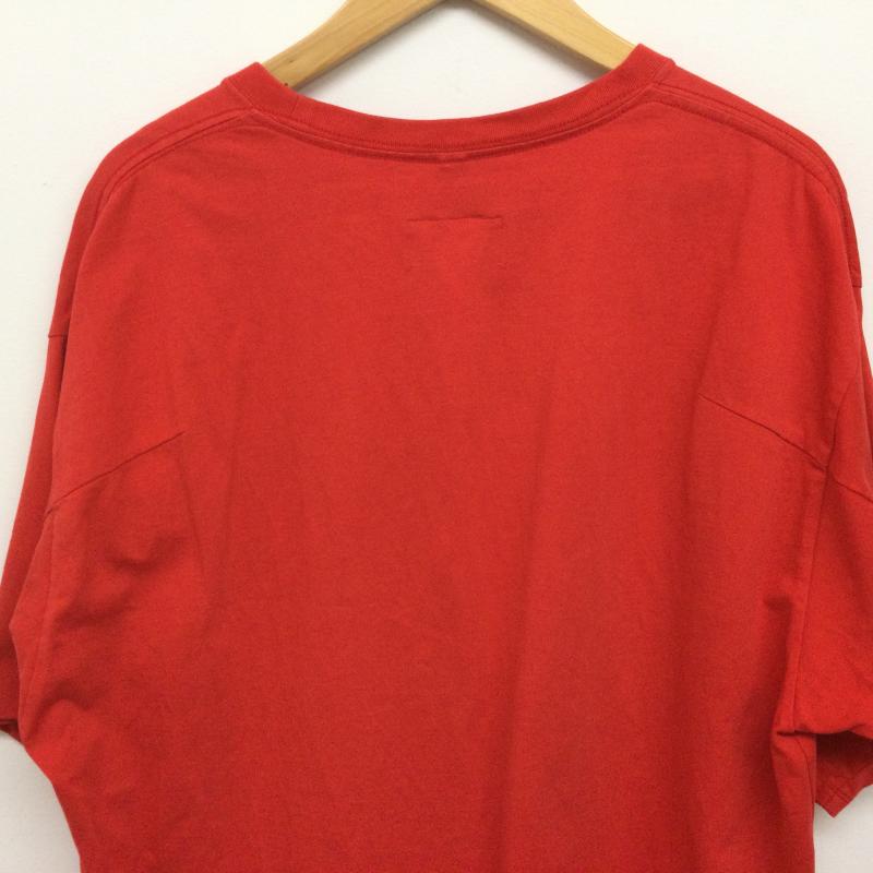 ダブレット doublet Tシャツ 半袖 the key person 20SS30CS155 刺繡 ロゴ L 赤 / レッド / red メンズ USED 古着 中古 50121741