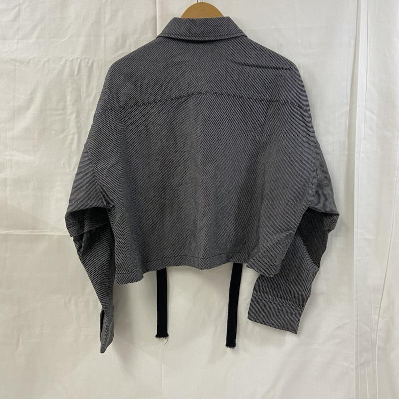 シャリーフ SHAREEF ジャケット、上着 ジャンパー、ブルゾン SHAREEF シャリーフ 2019AW SHORT SHIRTS BLOUON ジャケット 1 グレー 19713038 1 ストライプ 灰 / グレー / gray メンズ USED 古着 中古 50121770