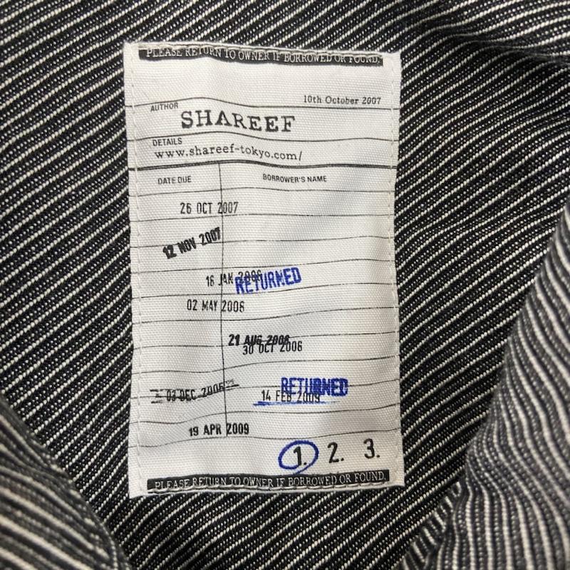 シャリーフ SHAREEF ジャケット、上着 ジャンパー、ブルゾン SHAREEF シャリーフ 2019AW SHORT SHIRTS BLOUON ジャケット 1 グレー 19713038 1 ストライプ 灰 / グレー / gray メンズ USED 古着 中古 50121770