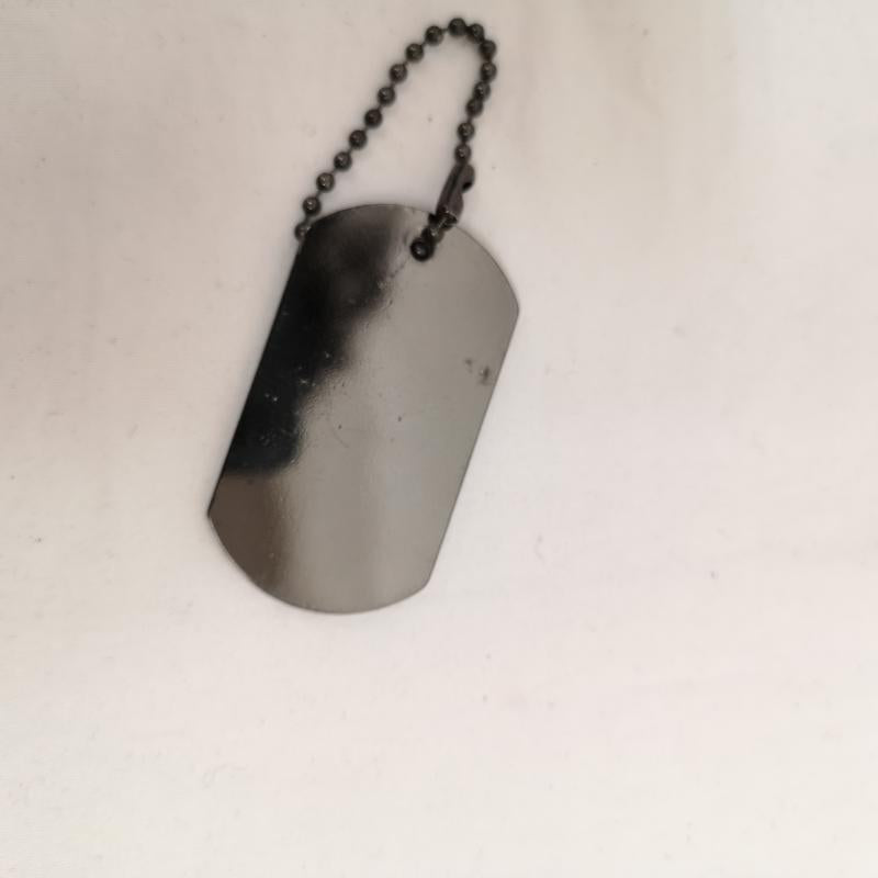 ジャンポールゴルチエ Jean Paul Gaultier キーホルダー キーホルダー ドックタグ メタル ロゴプレート キーホルダー - 黒 / ブラック / black X 銀 / シルバー / silver color メンズ USED 古着 中古 50121983