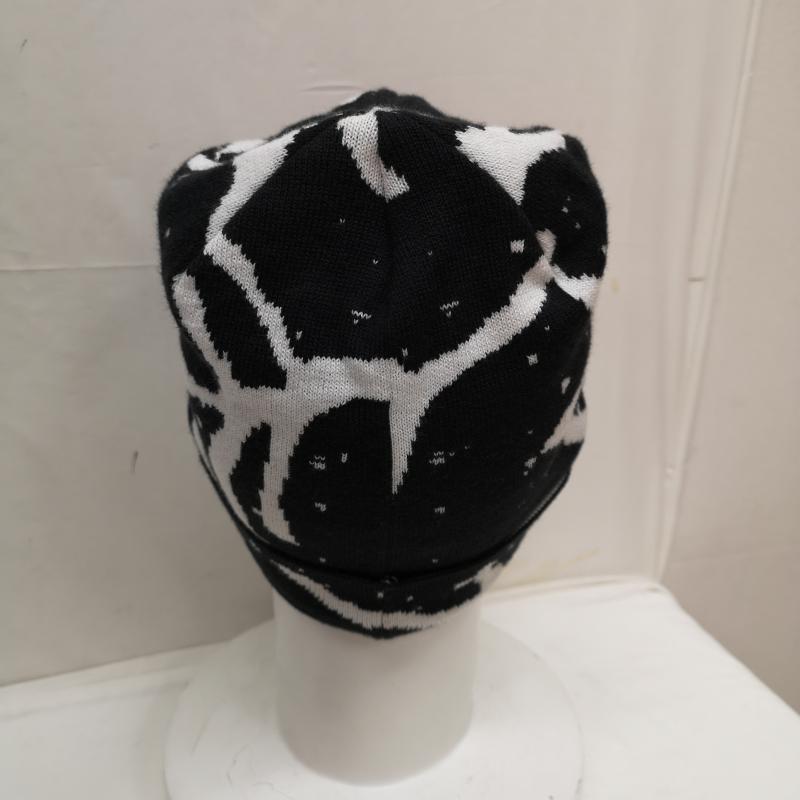 アークテリクス ARC TERYX 帽子 ニット帽 Lightweight Grotto Toque ニット キャップ - 白 / ホワイト / white X 黒 / ブラック / black メンズ USED 古着 中古 50122034