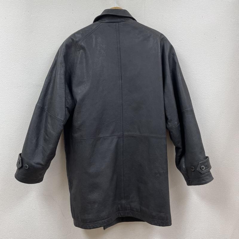 古着 USED ジャケット、上着 レザージャケット Bewlays ビンテージ ゴートレザー 山羊革 カーコート ブルゾン ジャケット 裏地キルティング M 無地 黒 / ブラック / black メンズ USED 古着 中古 50122078