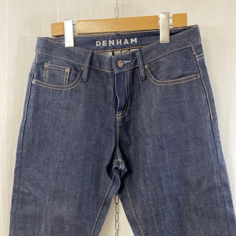 デンハム DENHAM パンツ デニム、ジーンズ denham point carrot fit INDIGOBLUE デニムパンツ W24 L32 28インチ 刺繍 X ワンポイント インディゴ / インディゴ / Indigo メンズ USED 古着 中古 50122101