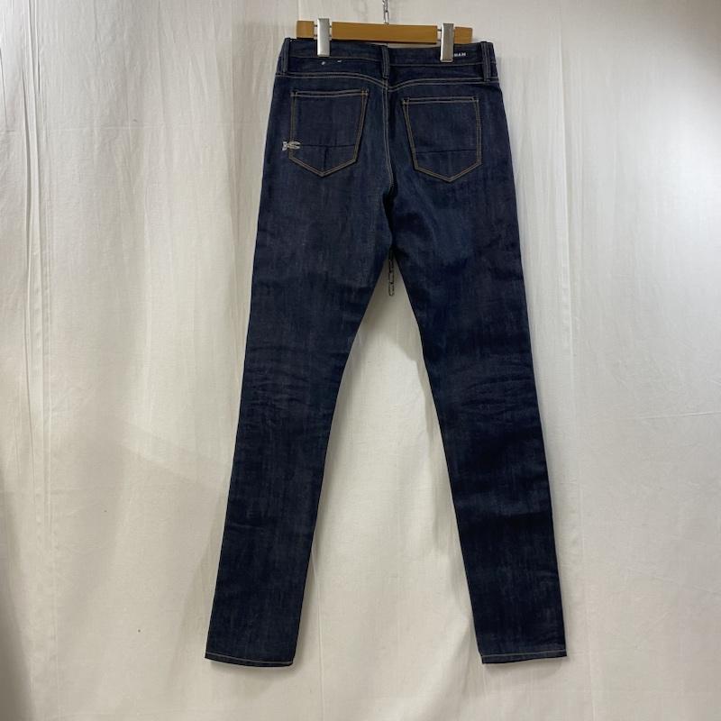 デンハム DENHAM パンツ デニム、ジーンズ denham point carrot fit INDIGOBLUE デニムパンツ W24 L32 28インチ 刺繍 X ワンポイント インディゴ / インディゴ / Indigo メンズ USED 古着 中古 50122101