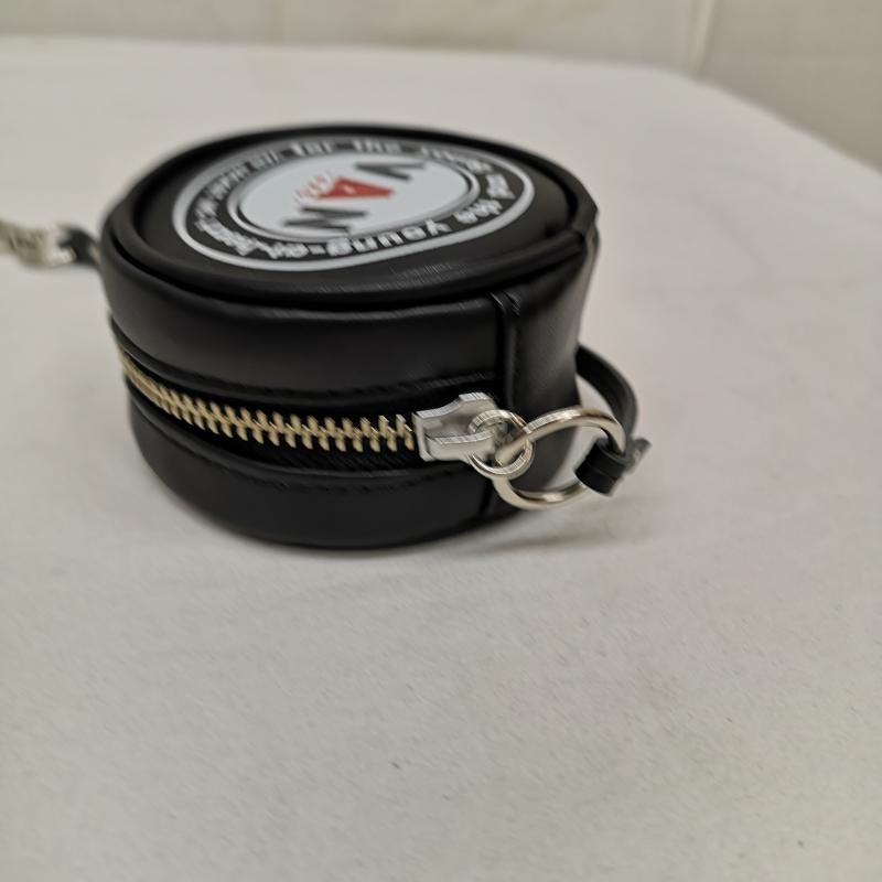 ヴァンヂャケット VAN JAC ポーチ ポーチ 丸形 レザー ガジェット ケース ポーチ - 黒 / ブラック / black メンズ USED 古着 中古 50122235