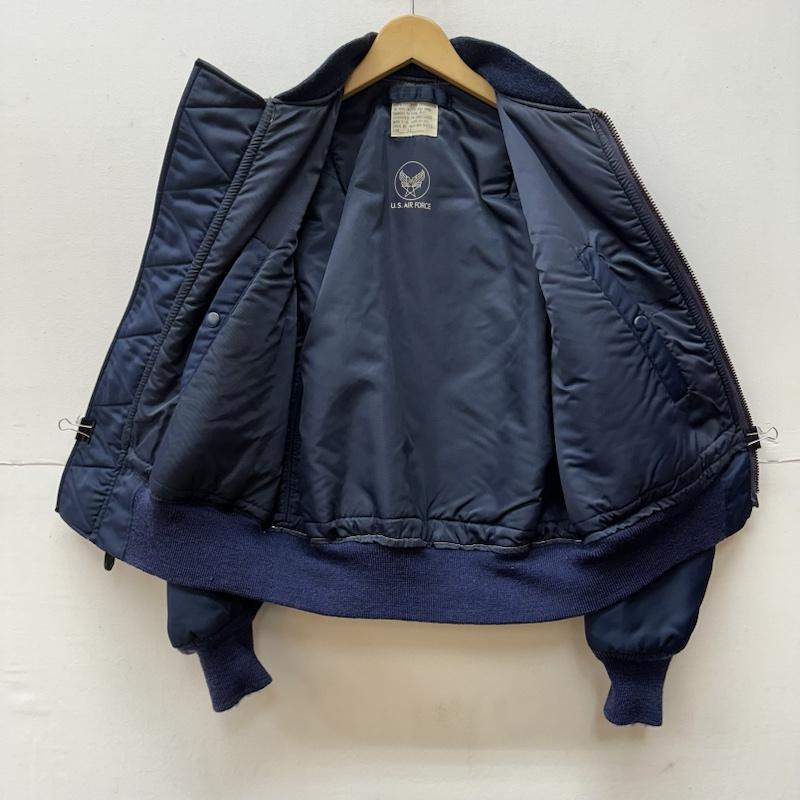 ザリアルマッコイズ THE REAL McCOY S ジャケット、上着 フライトジャケット B-15C USAF ワッペン フライト ジャケット 8415-633-9638 34 紺 / ネイビー / navy メンズ USED 古着 中古 50122244