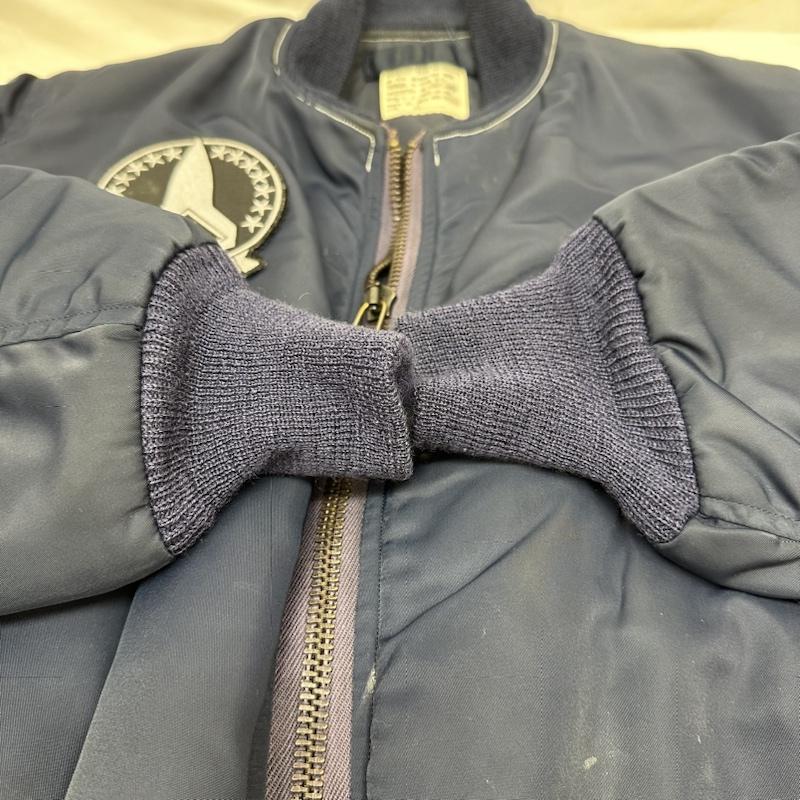 ザリアルマッコイズ THE REAL McCOY S ジャケット、上着 フライトジャケット B-15C USAF ワッペン フライト ジャケット 8415-633-9638 34 紺 / ネイビー / navy メンズ USED 古着 中古 50122244