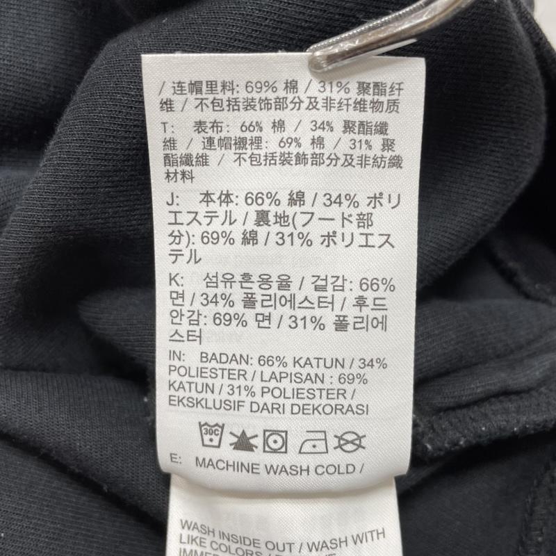ナイキ エヌエスダブリュー NIKE NSW パーカー 長袖 SWOOSH TECH FLEECE PULLOVER HOODIE プルオーバー フーディー DD8223-010 S ロゴ、文字 黒 / ブラック / black X 白 / ホワイト / white メンズ USED 古着 中古 50122396