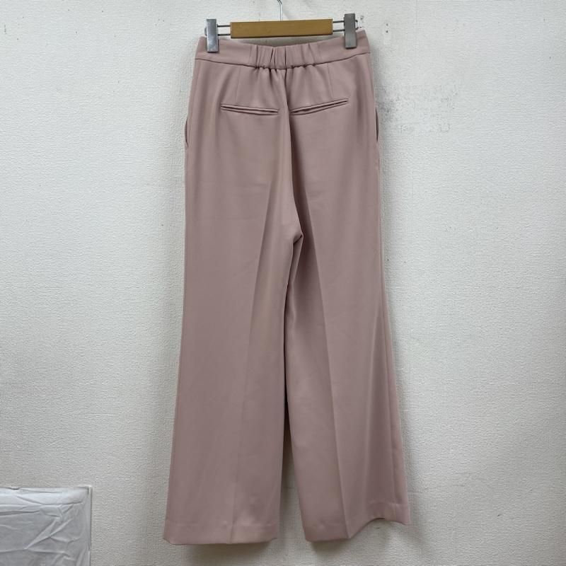 ノーブル NOBLE パンツ ワークパンツ、ペインターパンツ タック入り ハイウエスト センタープレス ワイドパンツ 20-030-240-6231-4-0 36 無地 桃 / ピンク / pink レディース USED 古着 中古 50122474