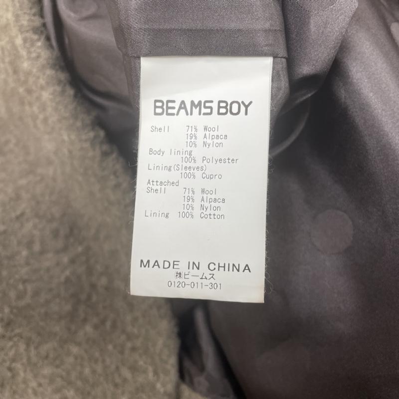 マチュアリー maturely コート トレンチコート BEAMS BOY freedom pocket overcoat ボア トレンチ コート 4つポケット 無地 茶 / ブラウン / brown レディース USED 古着 中古 50122659