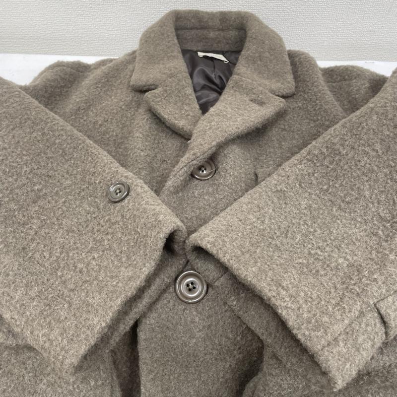 マチュアリー maturely コート トレンチコート BEAMS BOY freedom pocket overcoat ボア トレンチ コート 4つポケット 無地 茶 / ブラウン / brown レディース USED 古着 中古 50122659