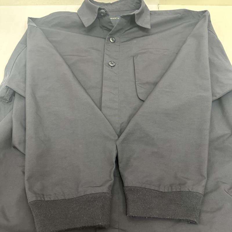 マイビューティフルランドレット my beautiful landlet ジャケット、上着 ジャケット、ブレザー WM05-ST172051 ビッグシャツブルゾン 0 紺 / ネイビー / navy メンズ USED 古着 中古 50122723