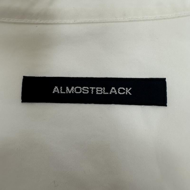 オールモストブラック ALMOSTBLACK シャツ、ブラウス 長袖 24SS-SH02 ウーブンミリタリーロングシャツ 1 白 / ホワイト / white メンズ USED 古着 中古 50122726