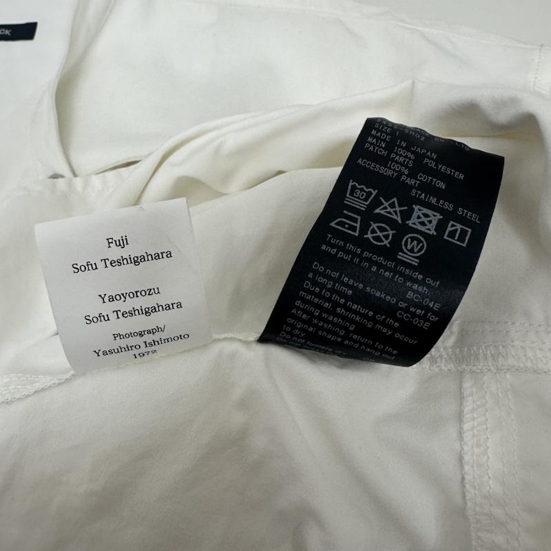 オールモストブラック ALMOSTBLACK シャツ、ブラウス 長袖 24SS-SH02 ウーブンミリタリーロングシャツ 1 白 / ホワイト / white メンズ USED 古着 中古 50122726