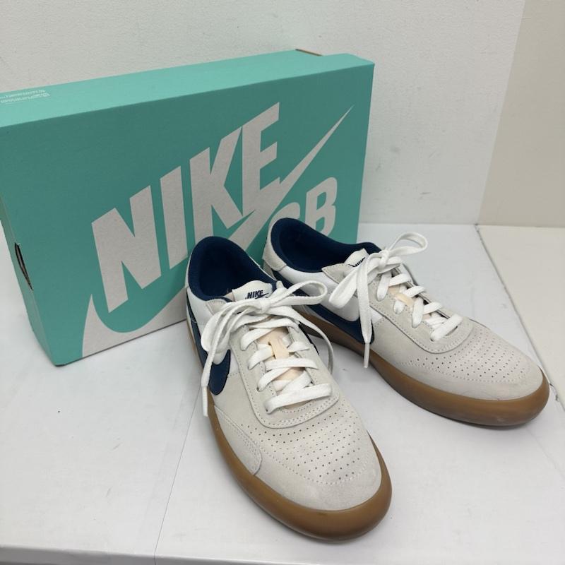 ナイキ NIKE スニーカー スニーカー CD5010-102 SB Heritage Vulc ヘリテージ バルク スケートボードシューズ 25.0cm 白 / ホワイト / white X 紺 / ネイビー / navy メンズ USED 古着 中古 50122743