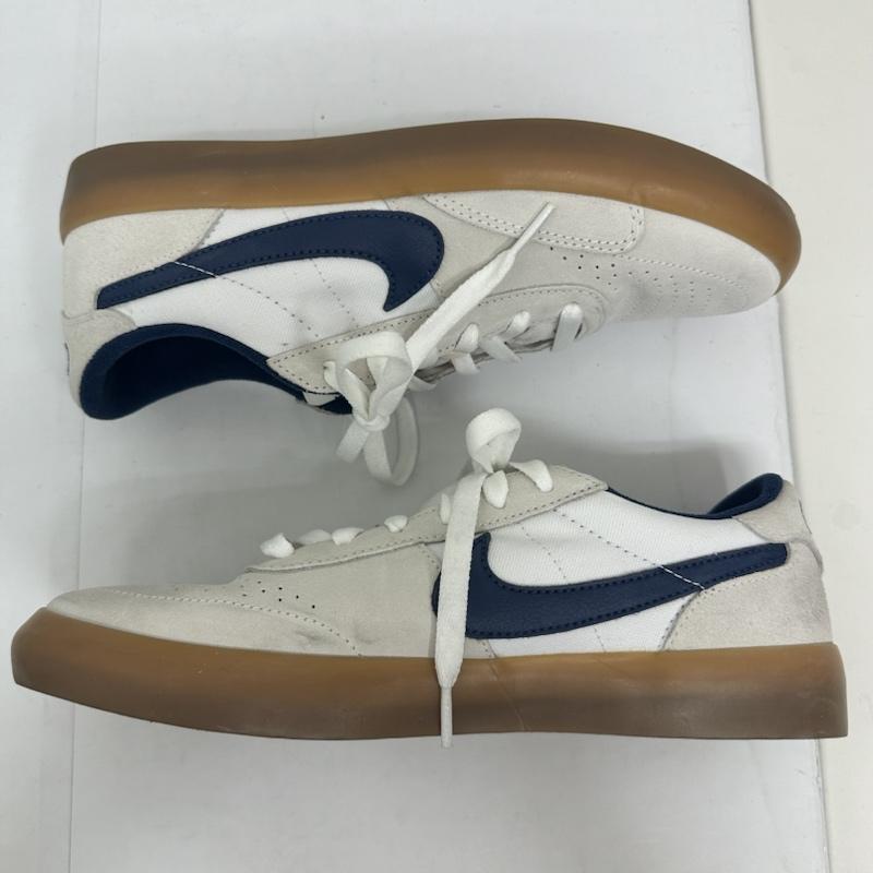 ナイキ NIKE スニーカー スニーカー CD5010-102 SB Heritage Vulc ヘリテージ バルク スケートボードシューズ 25.0cm 白 / ホワイト / white X 紺 / ネイビー / navy メンズ USED 古着 中古 50122743