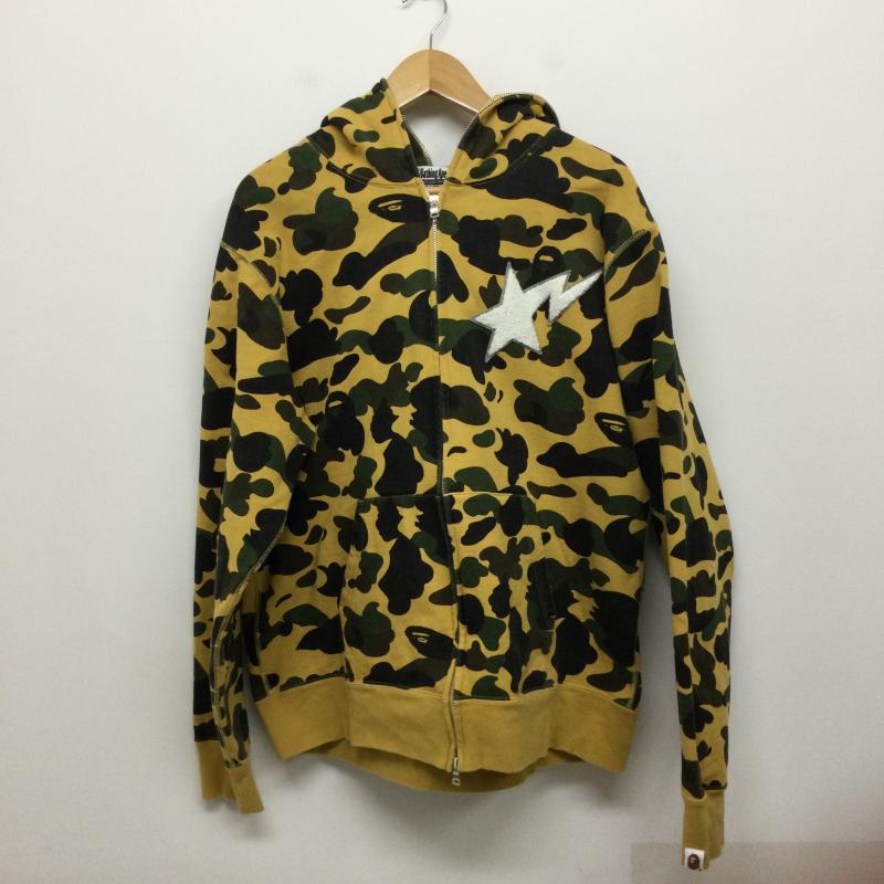アベイシングエイプ A BATHING APE パーカー 長袖 パーカー　カモフラ　001ZPJ801001M/1ST CAMO FULL ZIP HOODIE XL カモフラージュ柄・迷彩 マルチカラー / マルチカラー / multicolor メンズ USED 古着 中古 50122814