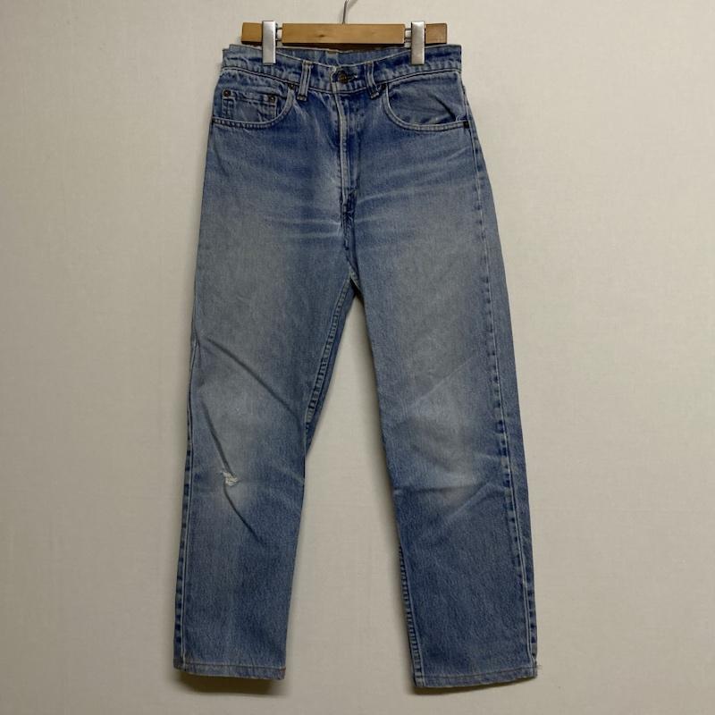 ヴィンテージ VINTAGE パンツ デニム、ジーンズ Levi s 505 80 s ジッパーフライ ストレートスリムデニムパンツ W30 L32 505-0217 30インチ 無地 青 / ブルー / blue メンズ USED 古着 中古 50122865