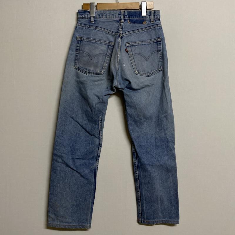 ヴィンテージ VINTAGE パンツ デニム、ジーンズ Levi s 505 80 s ジッパーフライ ストレートスリムデニムパンツ W30 L32 505-0217 30インチ 無地 青 / ブルー / blue メンズ USED 古着 中古 50122865