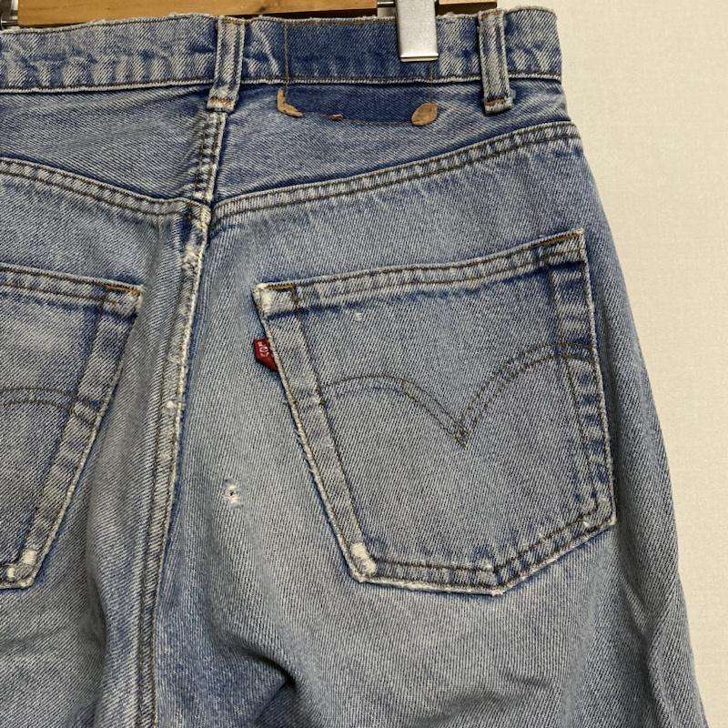 ヴィンテージ VINTAGE パンツ デニム、ジーンズ Levi s 505 80 s ジッパーフライ ストレートスリムデニムパンツ W30 L32 505-0217 30インチ 無地 青 / ブルー / blue メンズ USED 古着 中古 50122865