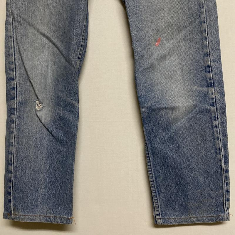 ヴィンテージ VINTAGE パンツ デニム、ジーンズ Levi s 505 80 s ジッパーフライ ストレートスリムデニムパンツ W30 L32 505-0217 30インチ 無地 青 / ブルー / blue メンズ USED 古着 中古 50122865
