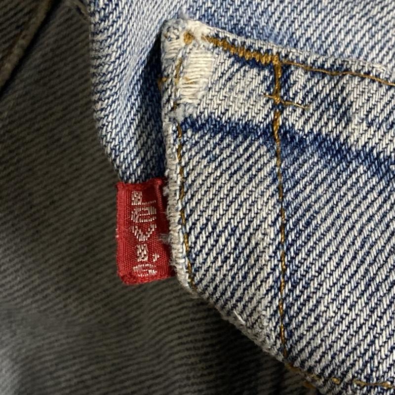 ヴィンテージ VINTAGE パンツ デニム、ジーンズ Levi s 505 80 s ジッパーフライ ストレートスリムデニムパンツ W30 L32 505-0217 30インチ 無地 青 / ブルー / blue メンズ USED 古着 中古 50122865