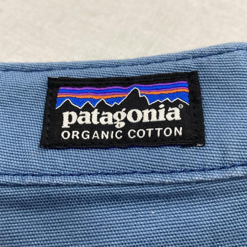パタゴニア patagonia パンツ ショートパンツ 2020ss Stand Up Shorts スタンドアップ ショーツ 58160 2 ワンポイント X ロゴ、文字 水色 / ライトブルー / レディース USED 古着 中古 50122916