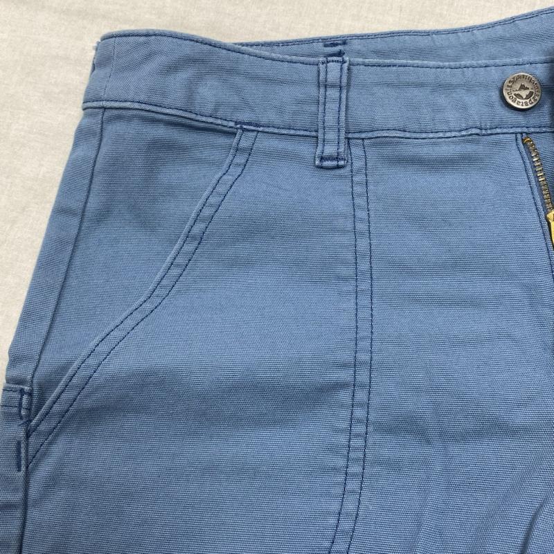 パタゴニア patagonia パンツ ショートパンツ 2020ss Stand Up Shorts スタンドアップ ショーツ 58160 2 ワンポイント X ロゴ、文字 水色 / ライトブルー / レディース USED 古着 中古 50122916