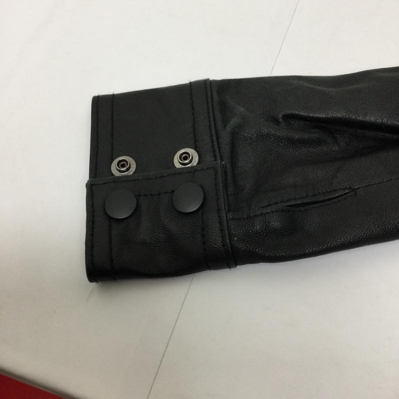 マウジー MOUSSY ジャケット、上着 レザージャケット MOUSSY 0103A630-5310 羊革　ライダース　ラムレザー 1 無地 黒 / ブラック / black レディース USED 古着 中古 50122952