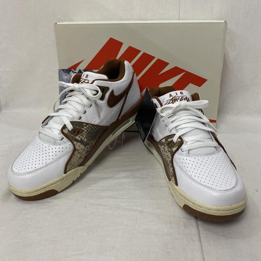 ナイキ NIKE スニーカー スニーカー FD6475-100 Stussy × Nike Air Flight 89 Low SP White and Pecan US10/28cm US：10 アニマル柄 白 / ホワイト / white メンズ USED 古着 中古 50123033
