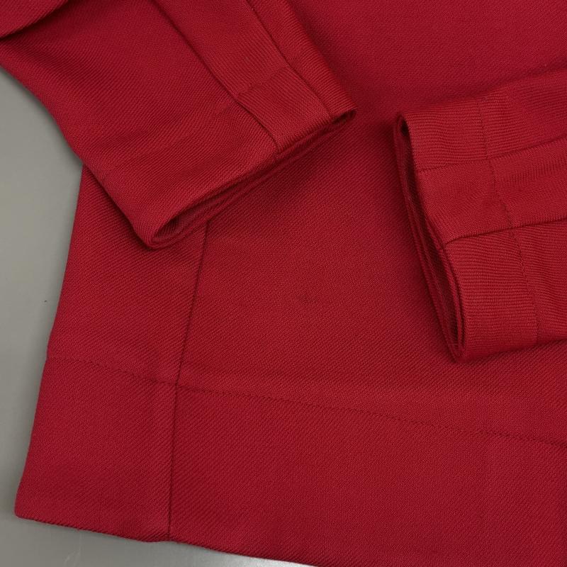 マルニ MARNI コート コート一般 ウール ラウンド ニットレイヤード カラー 比翼 ステンカラー 40 赤 / レッド / red レディース USED 古着 中古 50123051
