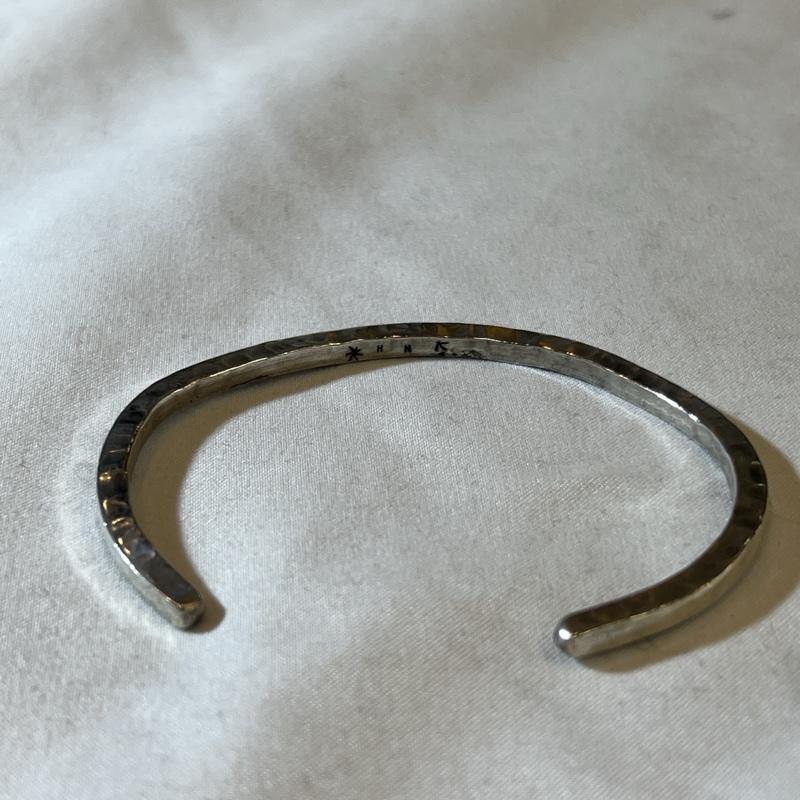 古着 USED アクセサリー ブレスレット、バングル シルバー HN刻印 バングル - メンズ USED 古着 中古 50123052
