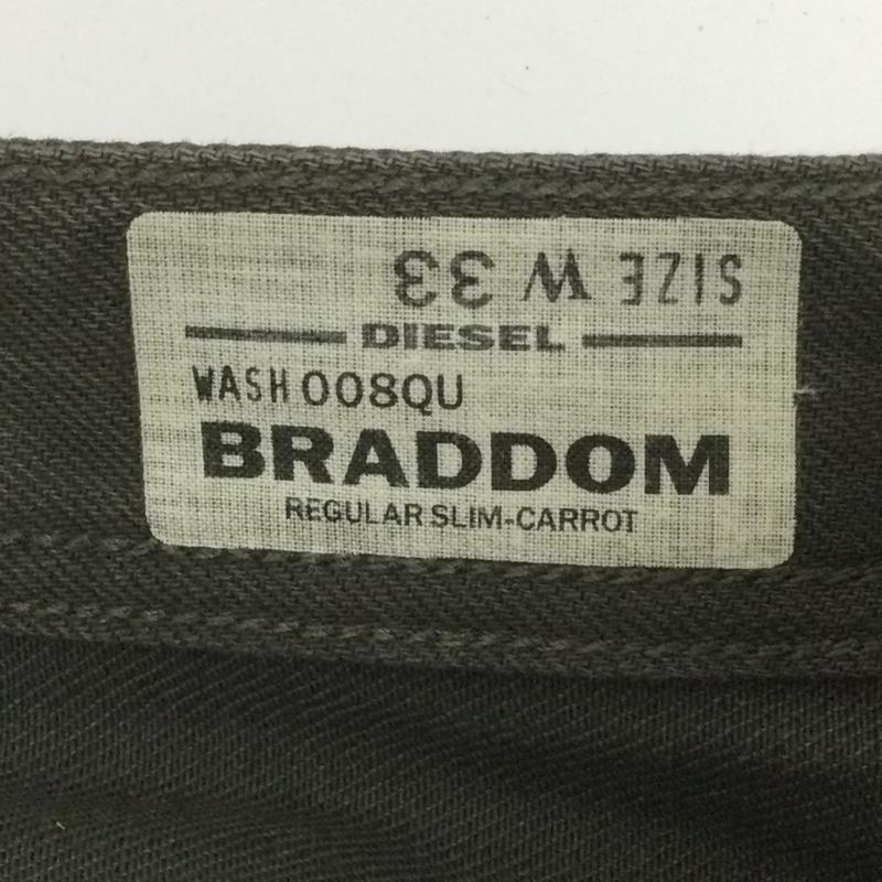 ディーゼル DIESEL パンツ デニム、ジーンズ BRADDOM 33インチ 灰 / グレー / gray メンズ USED 古着 中古 50123136