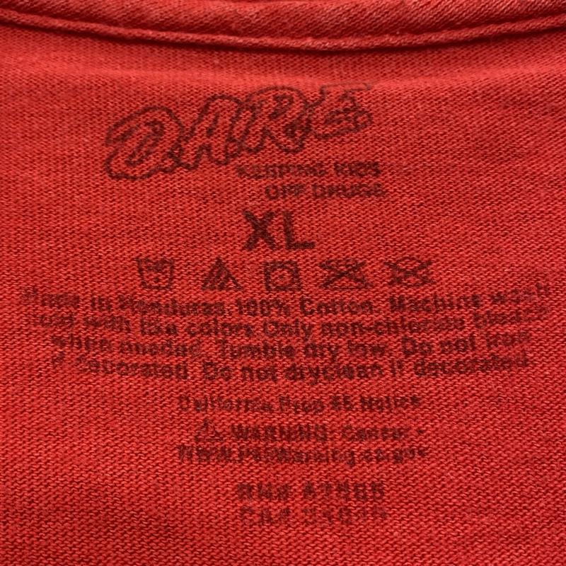 古着 USED Tシャツ 半袖 D.A.R.E. DRUG ABUSE RESISTANCE EDUCATION 薬物乱用防止 XL ロゴ、文字 X プリント 赤 / レッド / red X 黒 / ブラック / black メンズ USED 古着 中古 50123255