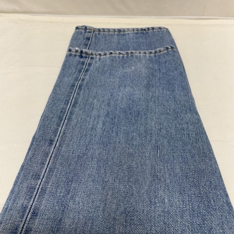 アンユーズド UNUSED パンツ デニム、ジーンズ デニム ジーパン ジーンズ ストレート ボタンフライ ボタン ダメージ加工 1 ダメージ加工 インディゴ / インディゴ / Indigo メンズ USED 古着 中古 50123298