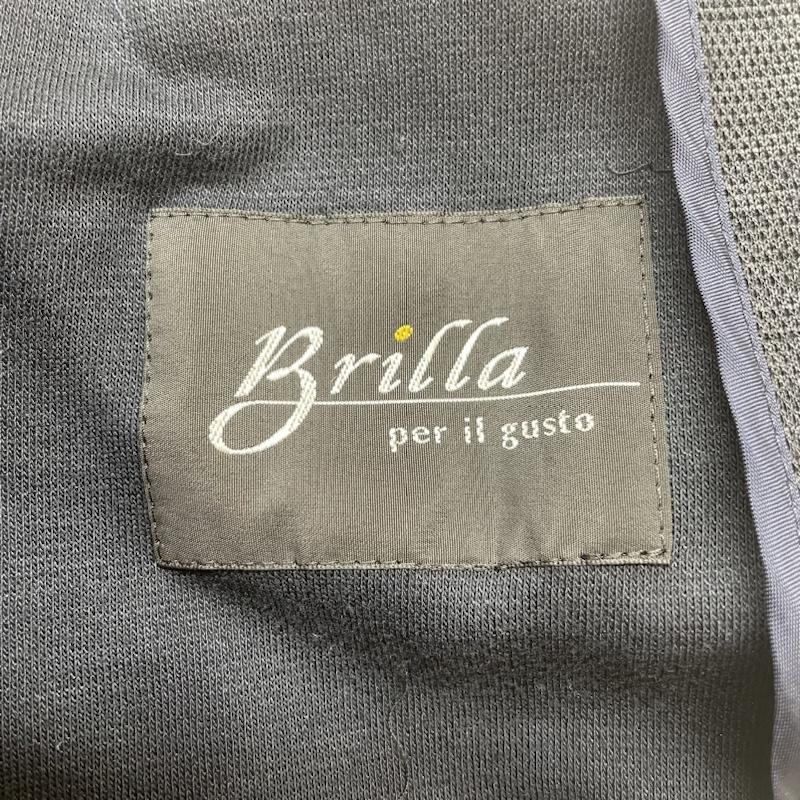 ブリッラ ペル イルグースト BRILLA per il gusto ジャケット、上着 ジャケット、ブレザー ダブルブレスト パッチポケット カジュアル テーラード ジャケット 44 無地 紺 / ネイビー / navy メンズ USED 古着 中古 50123347