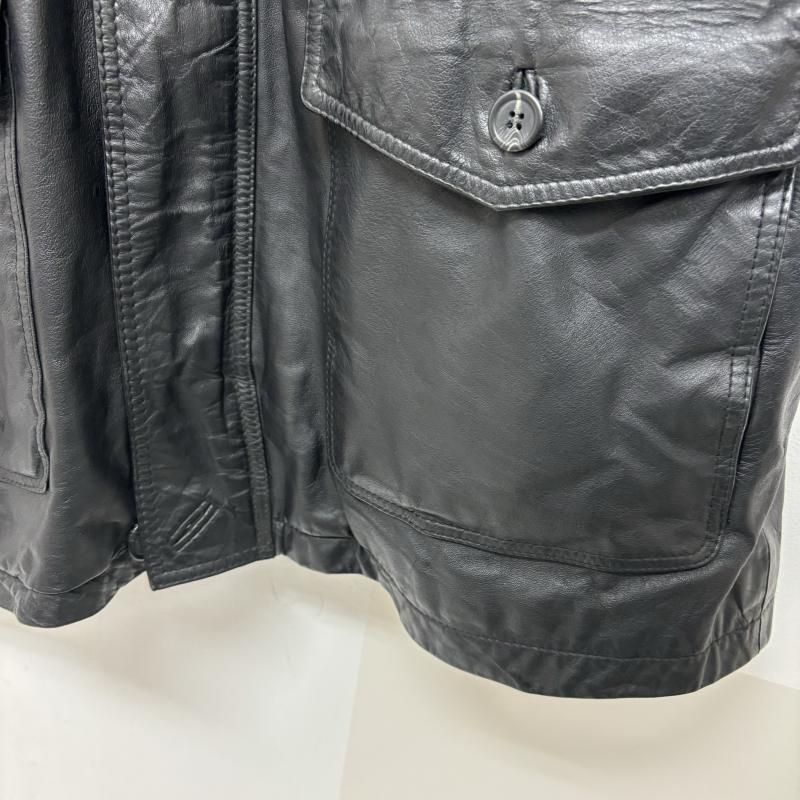 レザー レザー コート コート一般 パチャ Pacha レザーアウター 裏地 タータンチェック L メンズ USED 古着 中古 50123452